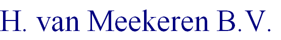 H. van Meekeren B.V.